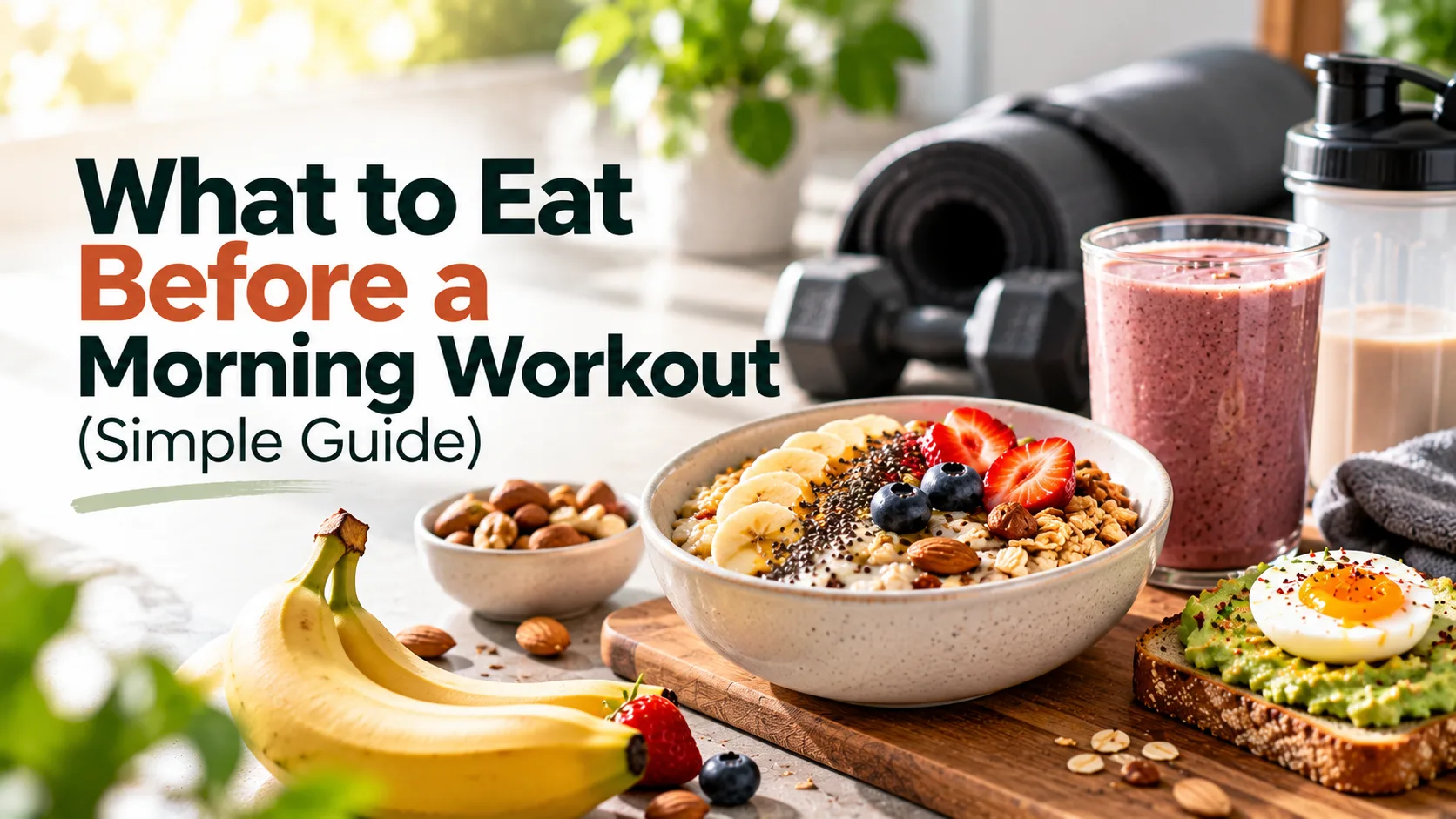 What to Eat Before a Morning Workout (Simple Guide)